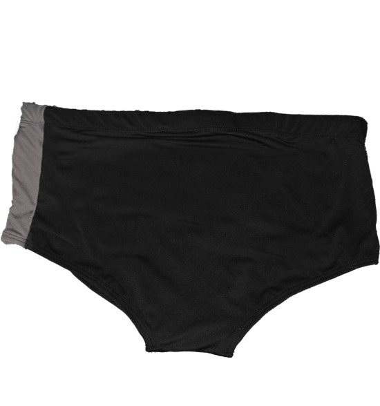 Sunga Mormaii Slip Preta Side Panel Cinza - 2