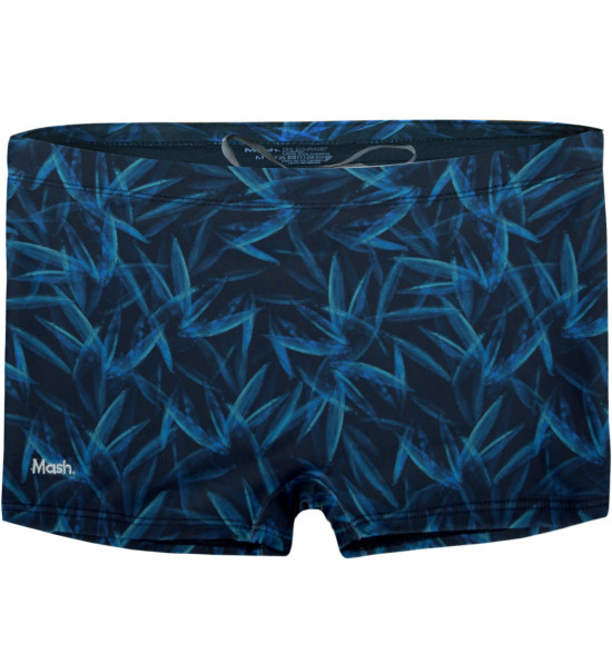 Sunga Boxer Mash Estampada Folhagem Marinho