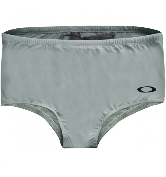 Sunga Oakley Basic Swim Trunk Cinza com Black Logo