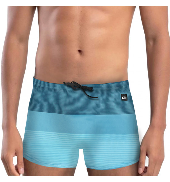 Sunga Quiksilver Boxer Tijuana Azul Listras - 3