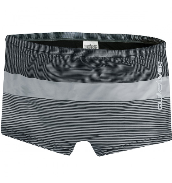 Sunga Quiksilver Boxer Tijuana Preta e Cinza