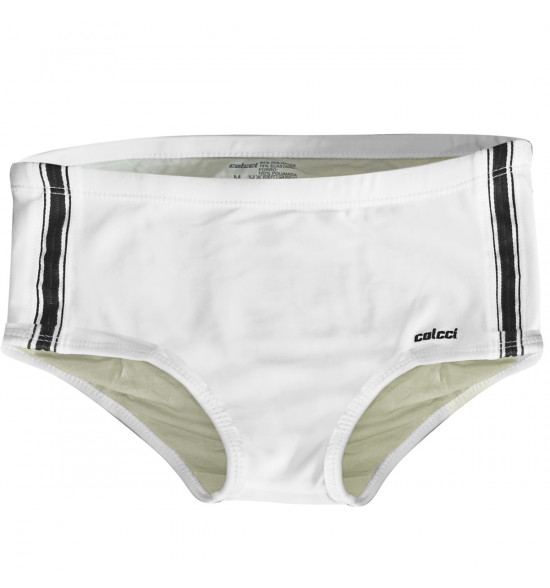 Sunga Slip Mash Colcci Branca com Listra