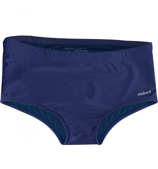 Sunga Slip Mash Colcci Logo Bordado Azul Marinho