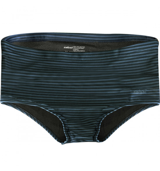 Sunga Slip Mash Colcci Listrada Cinza Chumbo