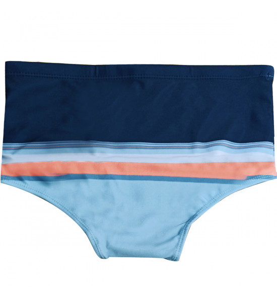 Sunga Slip Mash Hang Loose Listrada Azul e Laranja - 2