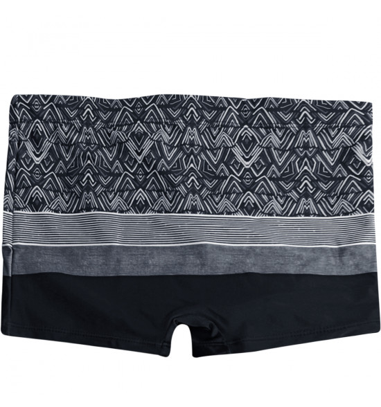 Sunga Boxer Mash Hang Loose Estampada e Listrada Cinza - 2