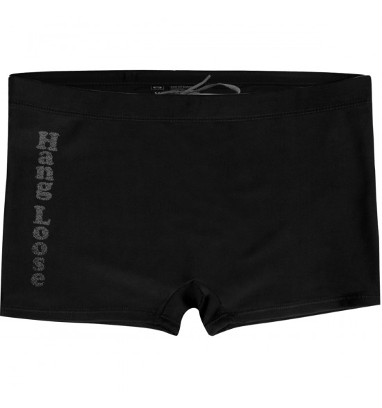 Sunga Boxer Mash Hang Loose Logo Preta