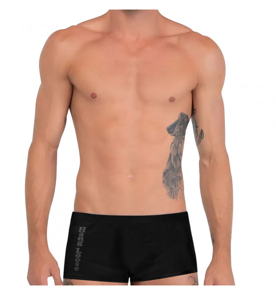 Sunga Boxer Mash Hang Loose Logo Preta - 3