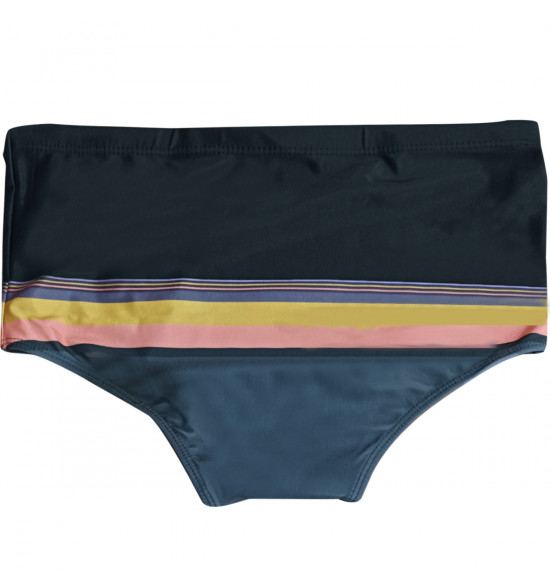 Sunga Slip Mash Hang Loose Listrada Cinza e Laranja - 2