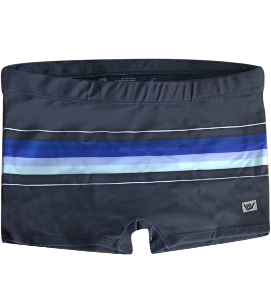 Sunga Boxer Mash Hang Loose Listra Cinza Chumbo