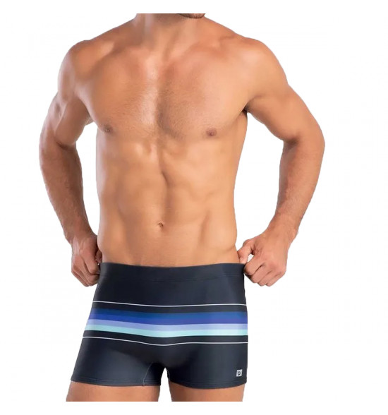 Sunga Boxer Mash Hang Loose Listra Cinza Chumbo - 3