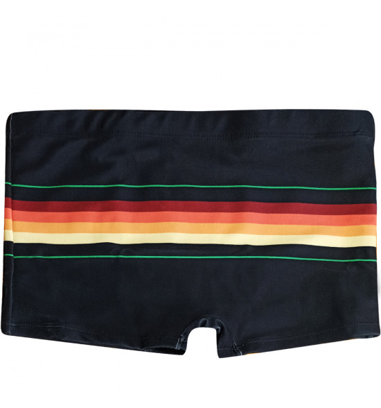 Sunga Boxer Mash Hang Loose Listra Preta e Laranja - 2