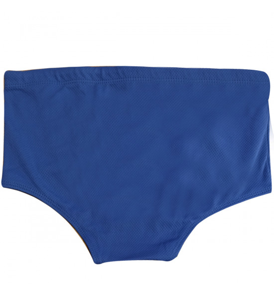 Sunga Slip Mash Textura Lisa Azul - 2