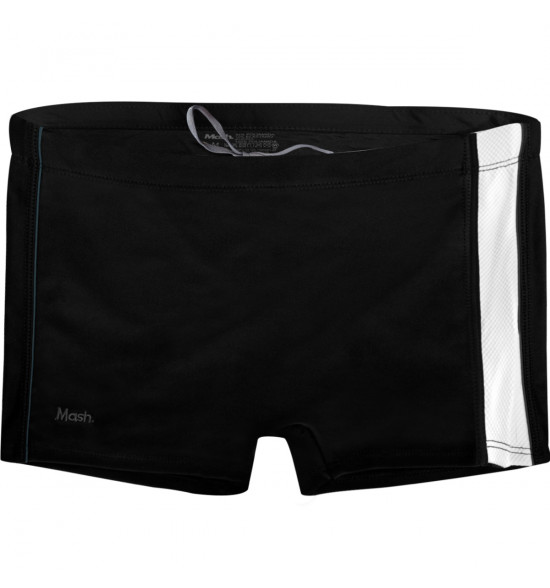 Sunga Boxer Mash Preta com Lista Branca