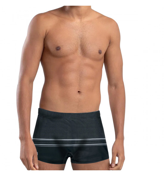 Sunga Boxer Mash Hang Loose Listrada Preta - 3