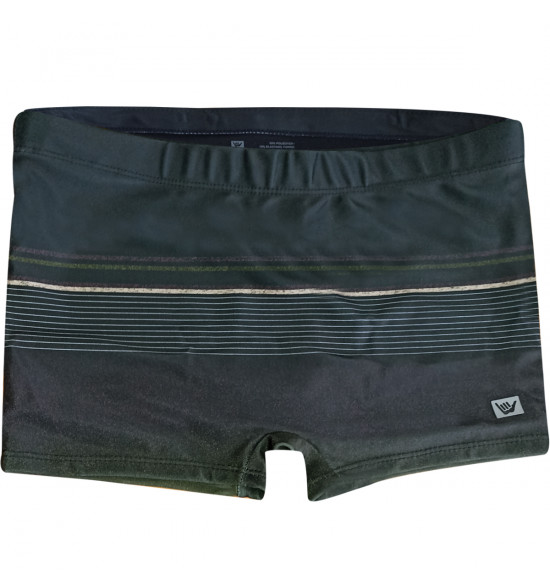 Sunga Boxer Mash Hang Loose Degradê Listrada Preta