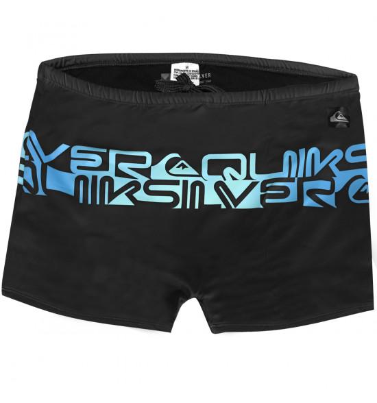 Sunga Quiksilver Boxer WordBlock Preta