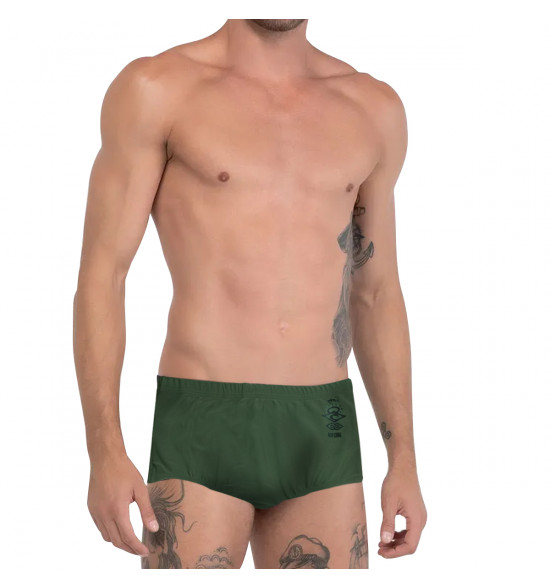 Sunga Rip Curl Slip Icon Basic Dark Olive - 3