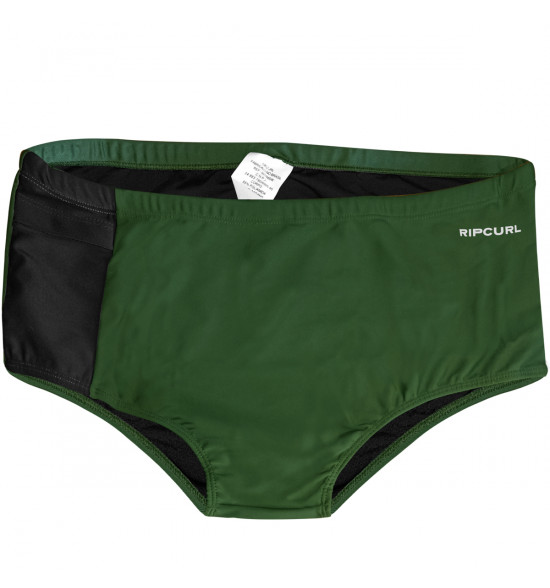 Sunga Rip Curl Slip Side Panel Dark Olive