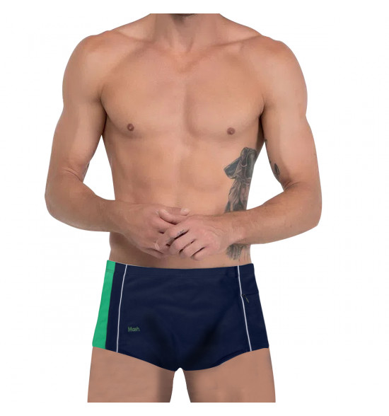 Sunga Slip Mash Lisa Marinho e Verde - 3