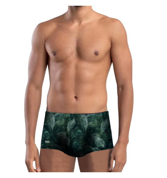 Sunga Slip Mash Estampada Folhagem Verde - 3