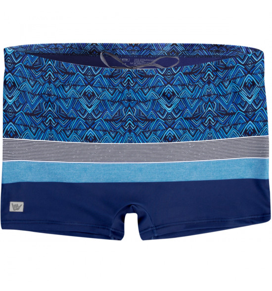 Sunga Boxer Mash Hang Loose Estampada e Listrada Marinho