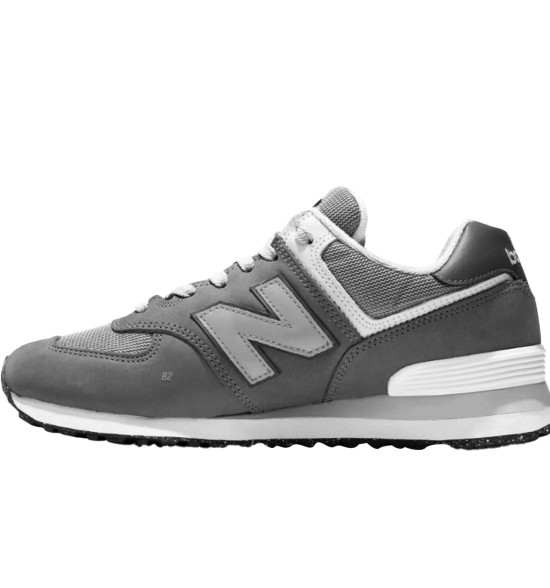 Tênis New Balance 574 v2 Cinza Taupe Casual e Original - 3