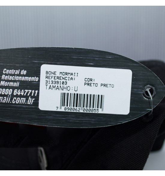 Boné Mormaii Basico Preto Com Logo Dourado LANÇAMENTO EM OFERTA - 4