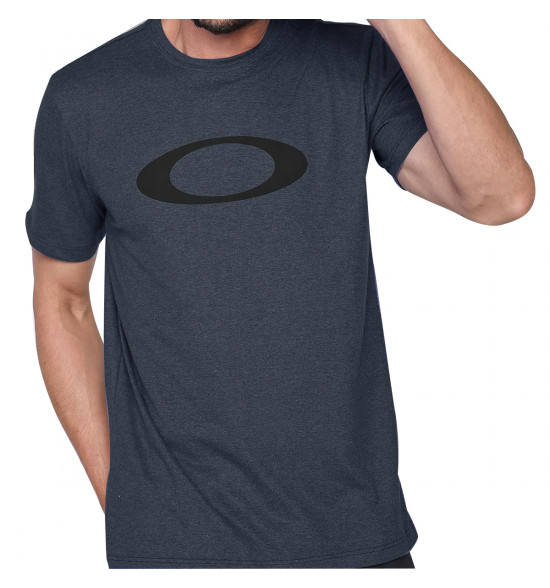 Camiseta Oakley O Ellipse Tee Azul Navy - 3