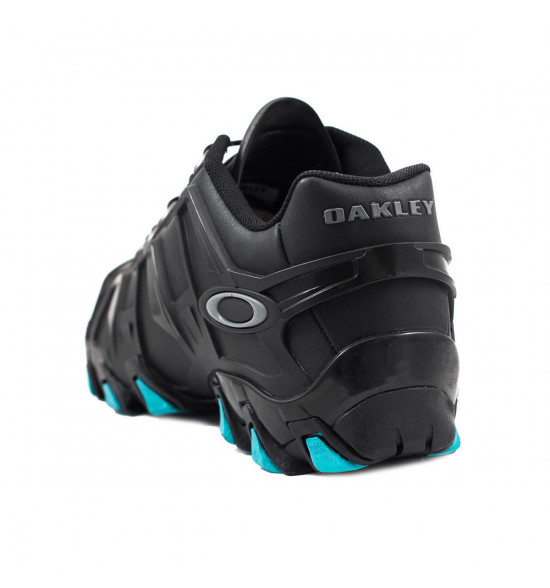 Tênis Oakley Hardshell 3 em Couro Black Turquoise - 2
