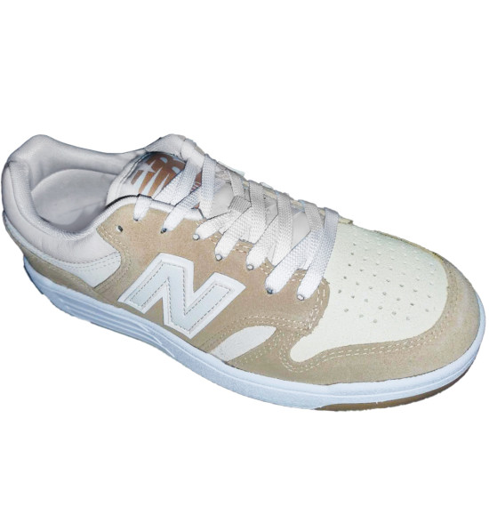 Tênis New Balance NB480 Low Khaki com Branco