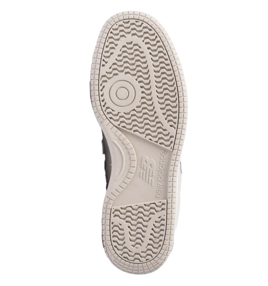 Tênis New Balance NB480 Low Khaki com Branco - 5