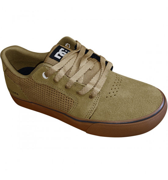 Tênis Dc Shoes Anvil LA SE Caramel Black Gum