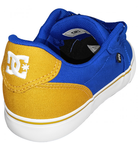 Tênis Dc Shoes Anvil TX LA Blue Mustard - 4