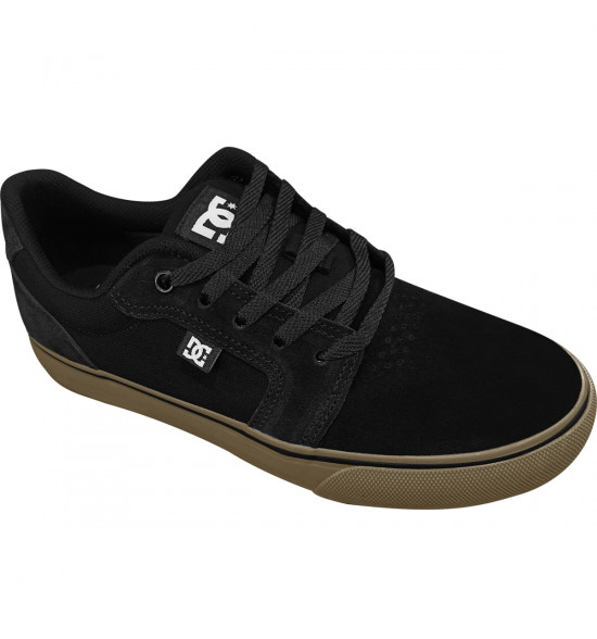 Tênis Dc Shoes Anvil LA Black Gum