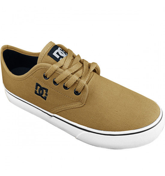 Tênis Dc Shoes District Bege White 