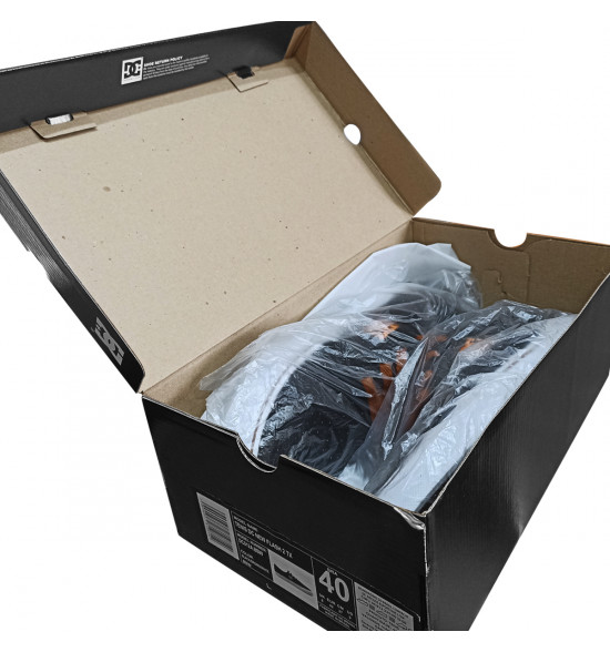 Tênis Dc Shoes New Flash 2 Tx Black Brown - 6