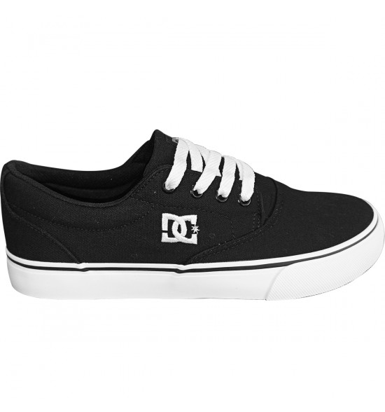 Tênis Dc Shoes New Flash 2 Tx Black e White - 3