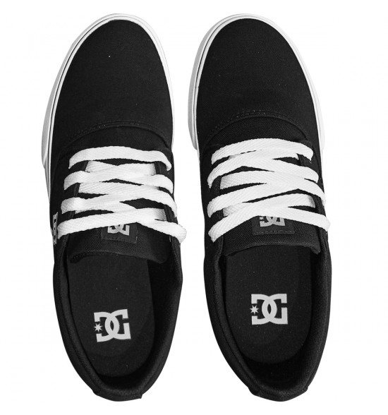 Tênis Dc Shoes New Flash 2 Tx Black e White - 2