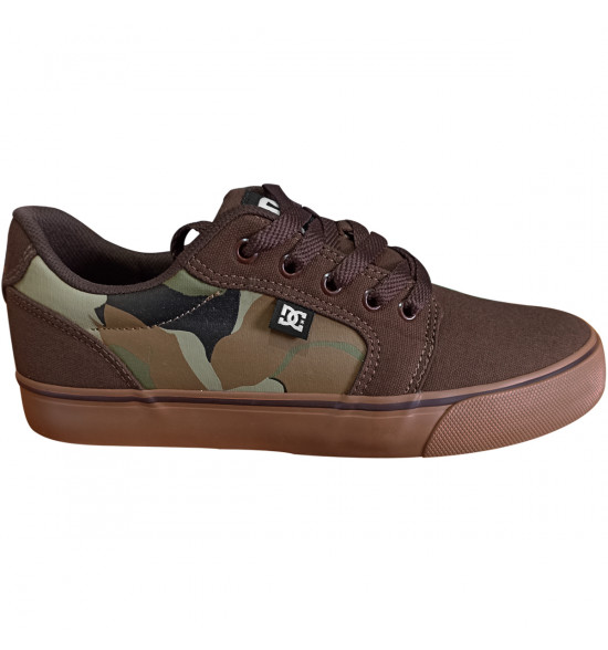 Tênis Dc Shoes Anvil TX LA Camo Marrom Gum - 3