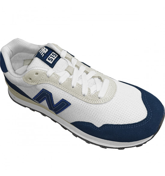 Tênis New Balance 515 v2 Branco com Marinho