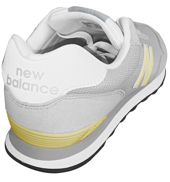 Tênis New Balance 515 v2 Cinza com Amarelo Claro - 4