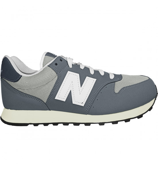 Tênis New Balance 500 v2 Cinza Grafite e Branco - 3