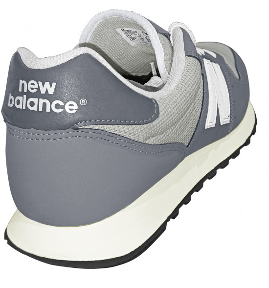 Tênis New Balance 500 v2 Cinza Grafite e Branco - 4