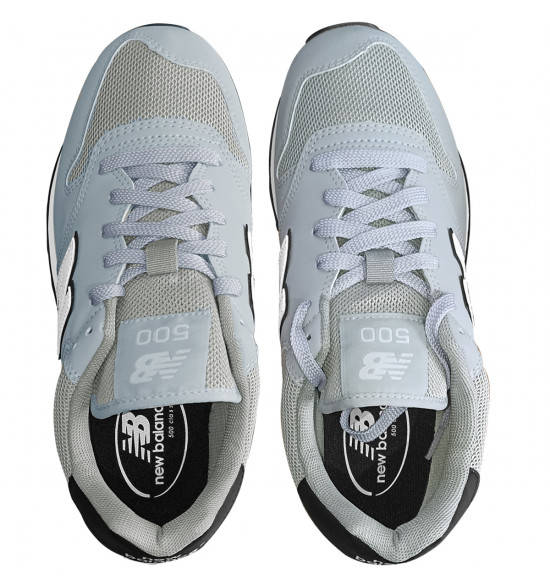 Tênis New Balance 500 v2 Cinza com Preto - 2