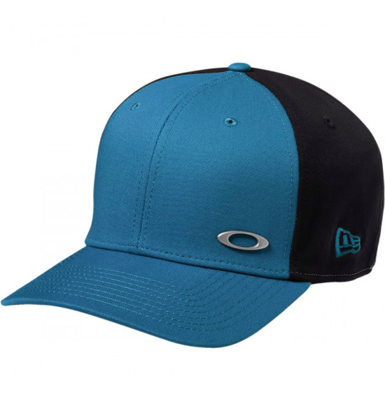 Boné Oakley Tinfoil Azul Com Preto PROMOÇAO