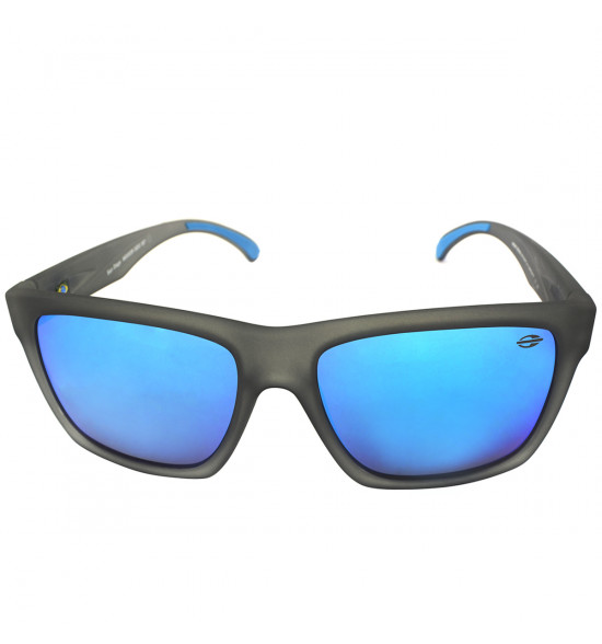 Óculos Mormaii San Diego Cinza Translucido/ Lente Revo Azul Ice - 3