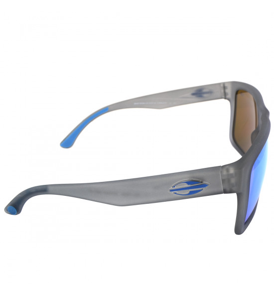 Óculos Mormaii San Diego Cinza Translucido/ Lente Revo Azul Ice - 2