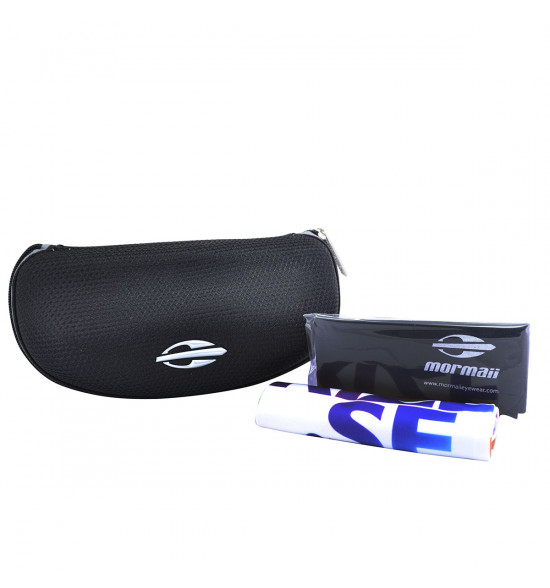 Óculos Mormaii San Diego Cinza Translucido/ Lente Revo Azul Ice - 5