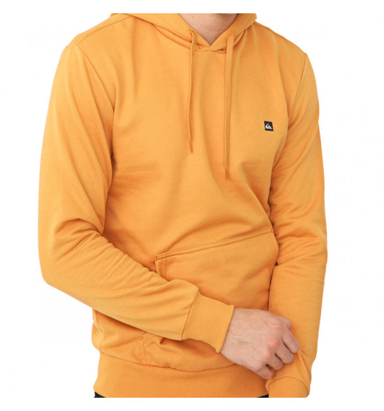 Moletom Quiksilver Canguru Logo Basic Transfer Mostarda - 3